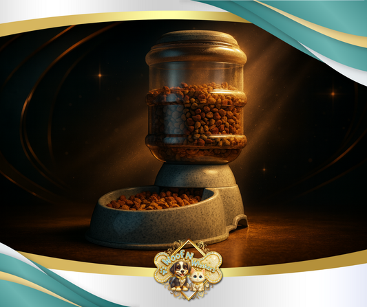 Automatic 1-Gallon Pet Feeder, Easy to Clean, Supports Multiple Pets, Ideal for Cats and Dogs