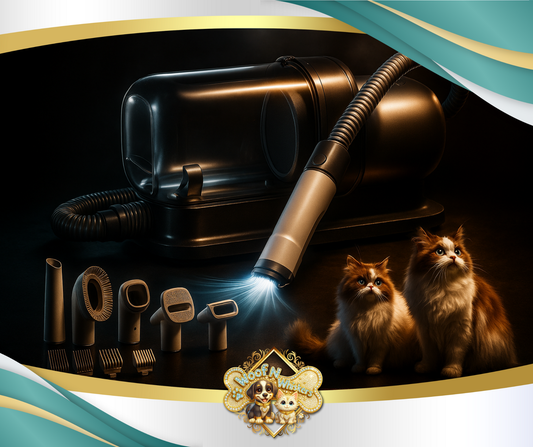 Dog Grooming Vacuum & Pet Grooming Kit with 2.3L Capacity Larger Pet Hair Dust Cup Dog Brush Vacuum for Pet Hair Vacuum Cleaner